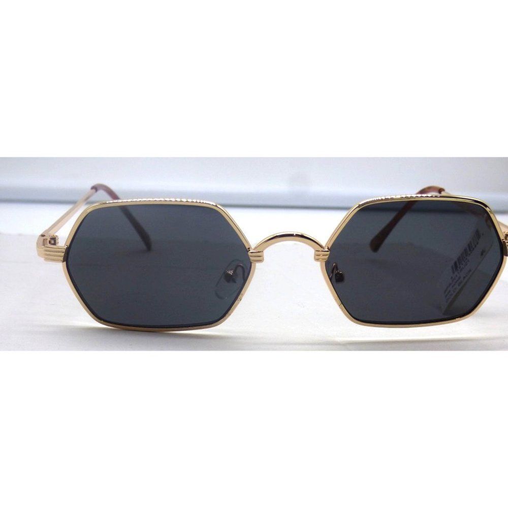 BP. Hexagon Sunglasses in Gold- Black, OS